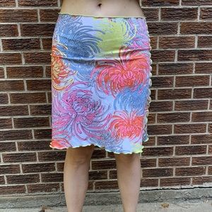 Haystacks multi-colored reversible skirt